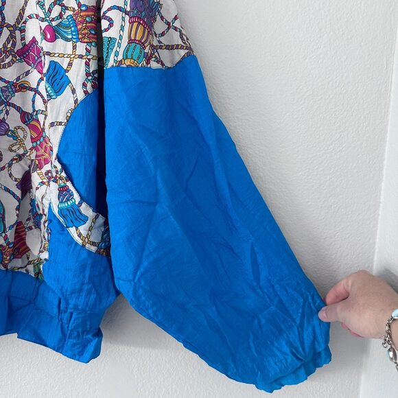 Vintage Westside Connection Women's (L) Jacket Windbreaker Y2K Blue - Picture 12 of 15
